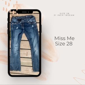 Miss Me Jeans Boot cut Size 28